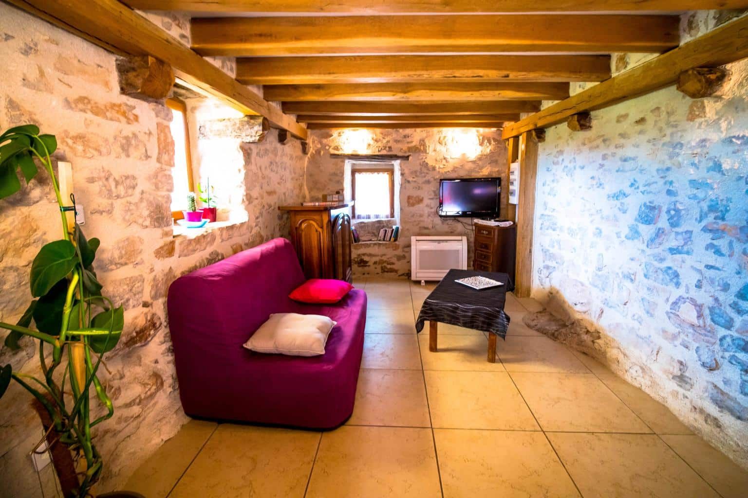 L'intérieur du gîte