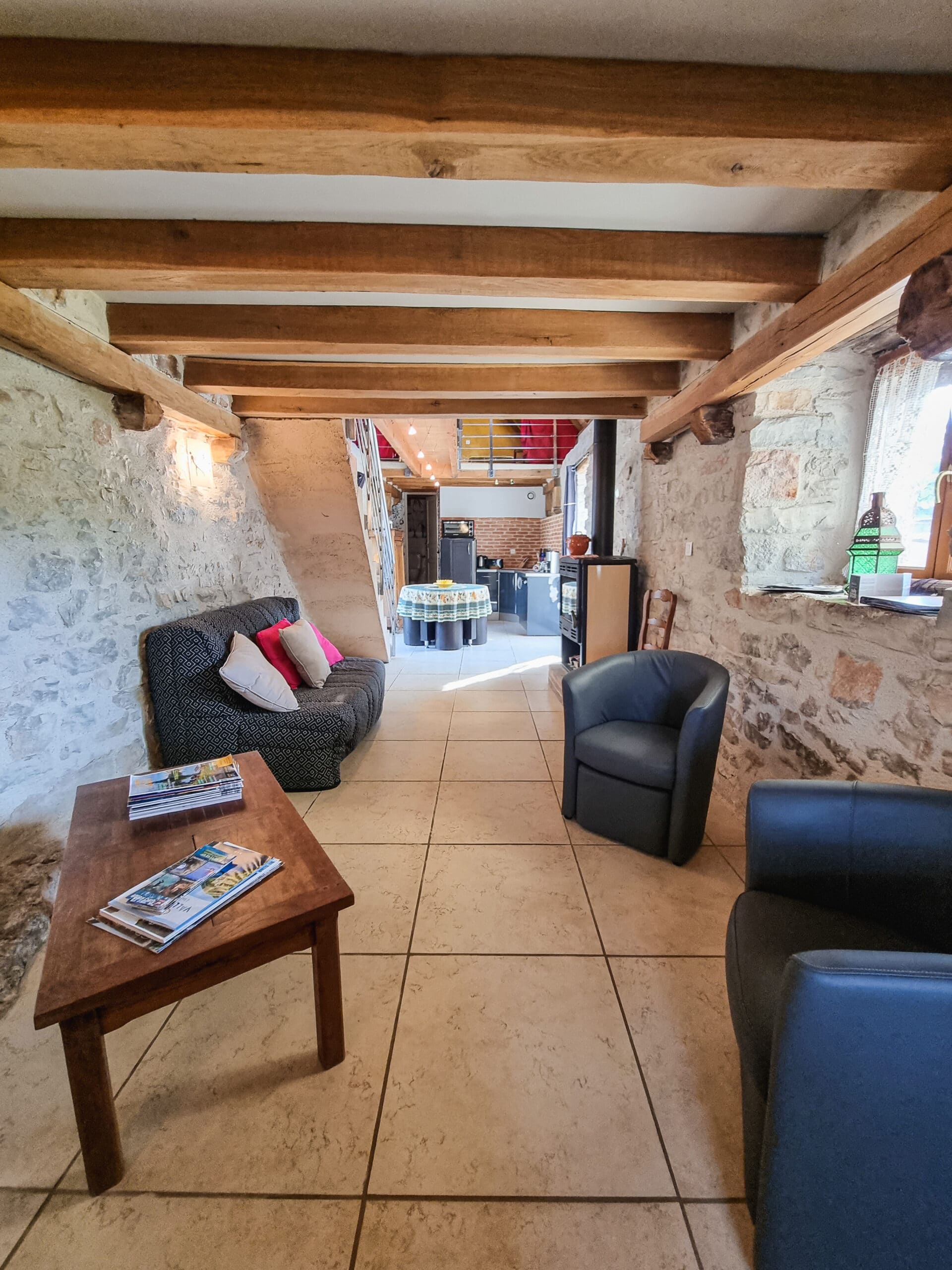 L'intérieur du gîte